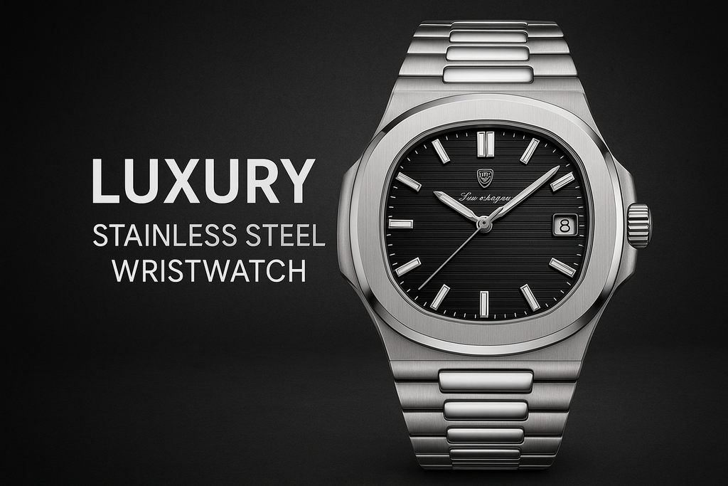 Luxury Stainless Steel Watch