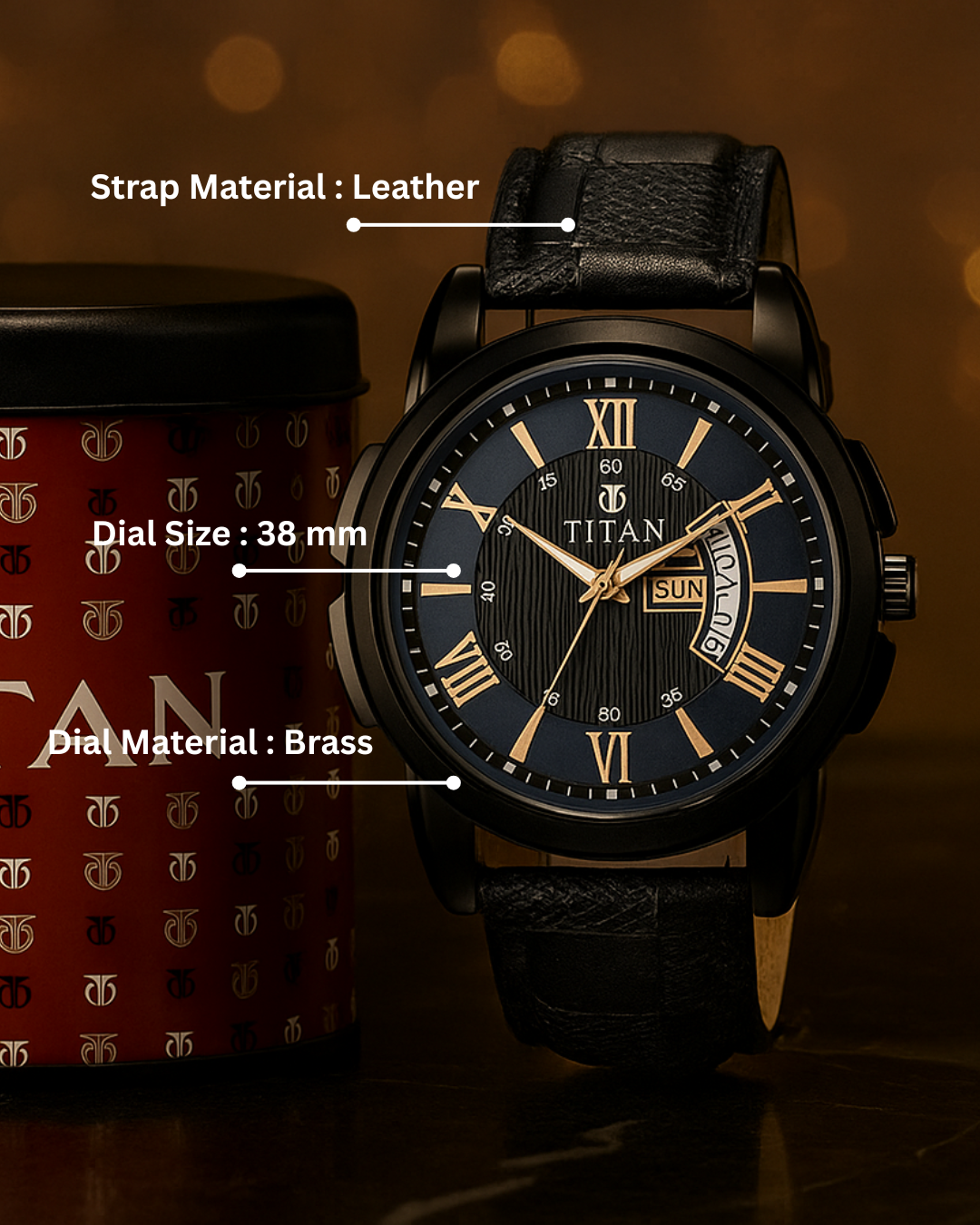 ANALOG STYLISH WATCH FOR MEN WITH UNIQUE DESIGN